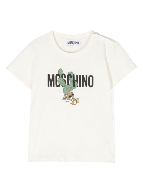 t-shirt bambino manica corta MOSCHINO BABY | MXM032LAA0220059